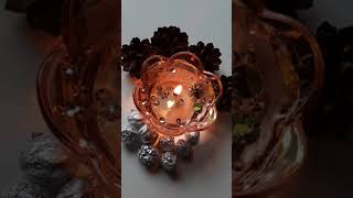 # water candle / water oil diya / No wax glass candle.