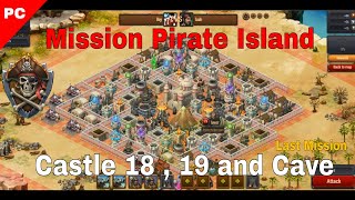 Throne Rush : Pirate Island Castle Level 18 ( INTIFAΔDHΔ ) and 19 ( Badola Blazo dimitris Lude )