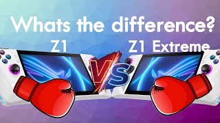 Asus ROG Ally Z1 vs Z1 Extreme: What's the difference?