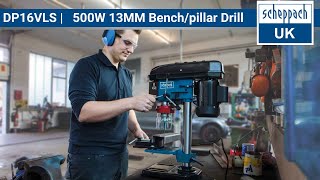 Unleash Precision Power! Scheppach 500W Bench Pillar Drill with Laser Centering #diy #drill