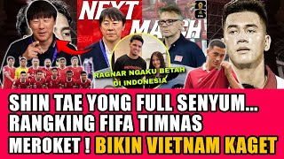 BERITA TERBARU ! Rangking FIFA timnas indonesia meroket geser 3 negara eropa ~ STY full senyum