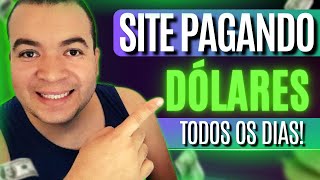 NOVO SITE JÁ PAGOU $400 DÓLARES GRATUITAMENTE SEM INVESTIR NADA I Como ganhar dinheiro