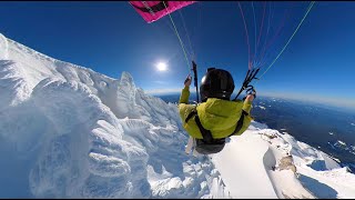 Speed riding Mt. Hood