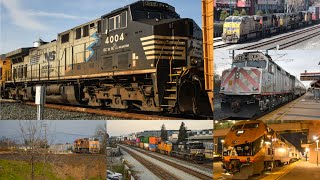 1 Hour of Northern California Railfanning: NS 4004, AMTK 203, and Foreign Power Galore!