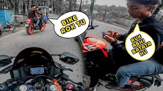 Is Bande Ne Bike Rukwa Diya 👀 | Sunday Ride | Aaj Ka Sunday Bardaad 🌧️😭 Ho Gaya