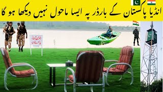 Very close to india pakistan border beautiful picnic point بارڈر پر اتنا خوبصورت تفریح مقام دیکھاہے