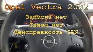 Opel Vectra C - Неисправности CAN шины. Нет запуска. Нет связи.