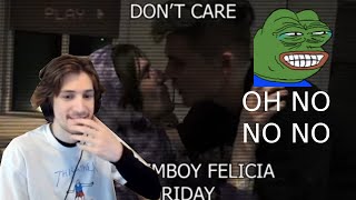 xQc gets CALLED OUT by his subreddit on Felix Friday