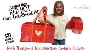 ❤️‍🔥Your 𝐑e𝐝 𝐇O𝐓💲3️⃣1️⃣ 𝐢𝐧𝐯𝐢𝐭𝐞 to Join me in 𝓕𝓮𝓫𝓻𝓾𝓪𝓻𝔂 | Ind. Thirty-One Director Andrea Carver 2024