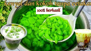 RESEP ES CENDOL KENYAL LEMBUT TANPA CETAKAN ‼️100% ANTI GAGAL‼️KOKOH DAN TIDAK MUDAH HANCUR