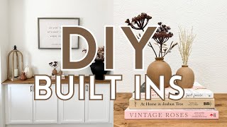 DIY BUILT INS ON A *BUDGET* (Luxury look for less) | + decorate with me