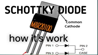 Schottky Diode /schottky diode working animation