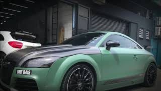 AUDI TT CONVERT AUDI TTRS BODYKIT AND SPOILERS GT WING