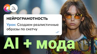 Создаем реалистичные образы по скетчу / AI в моде / Нейрограмотность