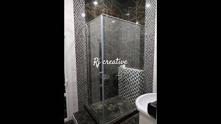 #shower partition with toughened glass #any information contact with me 7980244404