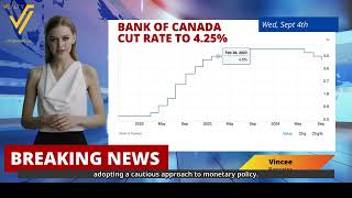 BREAING NEWS❗️Bank of Canada cut rate to 4.25% 💥 #bankofcanada #ratecut