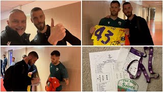 ⚽️ Meeting David de Gea and football memorabilia items from the Fiorentina trip