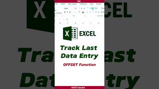 track last entry in data entry 🔥😲😎 || excel for fresher #excel #exceltips #data #exceltricks #shorts