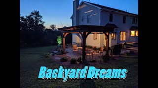 Country Landscape Backyard Patio