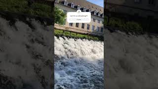 Isn’t it so ReFrEsHiNg? #waterfall #europe #luxembourg #luxembourgtourism #shorts