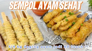 RESEP SEMPOL AYAM SEHAT MOTIF ULIR !! JADI BANYAK COCOK BUAT NGEMILLLL