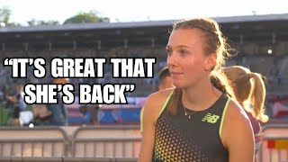 Femke Bol Reacts to Sydney McLaughlin-Levrone's WL Performance | Stockholm Diamond League 2024