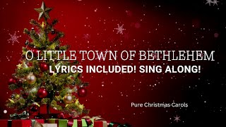 O Little Town of Bethlehem Christmas Carol | Sing Along with Lyrics