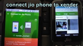 How to connect Xender to Jio Phone जियो फोन को जेंडर से कनेक्ट करें