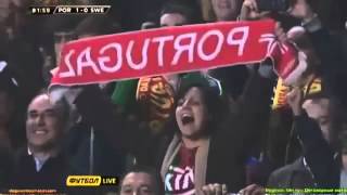 البرتغال و السويد 1-0 15\11\2013 كريستيانو رونالدو