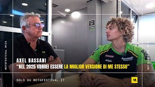 Axel Bassani: "Nel 2025 vorrei essere la miglior versione di me stesso"