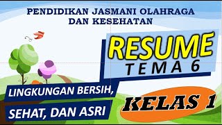 Resume PJOK Kelas 1 Tema 6