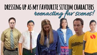 DRESSING UP AS MY FAVOURITE SITCOM CHARACTERS!! Reenacting their iconic scenes ❤️   #sitcoms