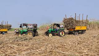 John Deere 5310 Tractors 💪💪💪 Sugarcane Load pulling