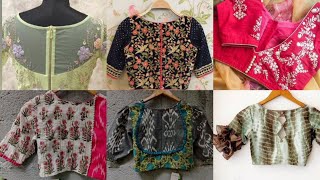 Trending silk saree blouse designs 2022 | Blouse styles