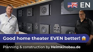 Unique: This cinema is being converted for the 3rd time. 16 x 21" subwoofers for Trinnov Waveforming