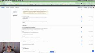 Zoom Settings  Schedule Meeting