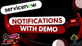 Notifications | Notifications Demo | ServiceNow