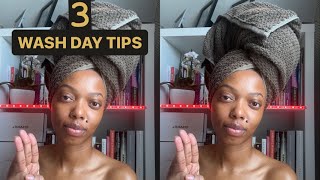 3 TIPS FOR LOC WASH DAY