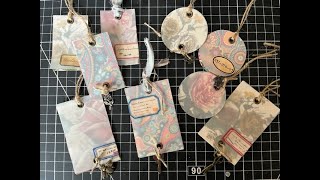 Scrapbook Stash Swing Tags with Vellum