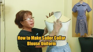 How to Make Sailor's Collar Blouse