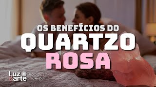 Você conhece os Benefícios do Quartzo Rosa? @luzearte #cristais #quartzo