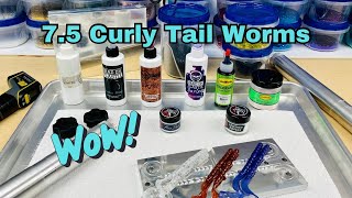 Let’s make some Crazy Colors for the 7.5 Curly Tail Worm Mold￼.