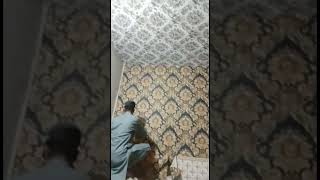 How to install 3D Wallpaper Like A Pro | Home Decor Wallpaper | Whatsapp +923174107654 #shorts