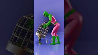 Hulk vs Spider man Cage Challenge  #6 #3danimation #hulk #spiderman