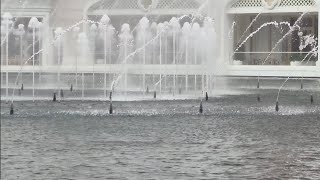 Performance Lake At Wynn Palace Nozzles Closeup (Style)