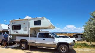 Putting my Lance truck camper on pickup time-lapse