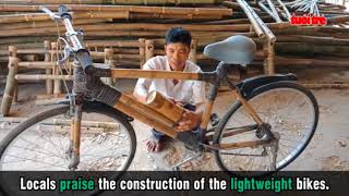 Vietnamese artisan creates bicycles from bamboo