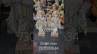 Makrana marble Radha Krishna statue 📲 7300333634 #radhakrishna #radhakrishnastatus #krishna #mandir