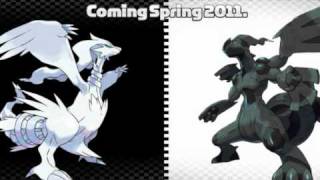 Pokemon Black and White - Legendary Pokemon revealed! Reshiram and Zekrom!