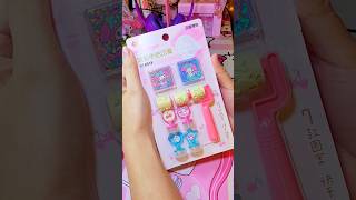 My Melody Stamp Set Unboxing ASMR 🎀💗 #stationery